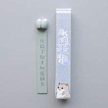 Load image into Gallery viewer, Lovely Cartoon Dog Cat Hamster Fox Ass Bookmarks Novelty Book Reading Item Creative Gift for Kids Children Stationery