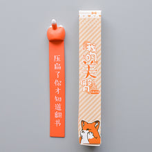Load image into Gallery viewer, Lovely Cartoon Dog Cat Hamster Fox Ass Bookmarks Novelty Book Reading Item Creative Gift for Kids Children Stationery